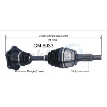 2005 Chevrolet Avalanche 1500 CV Axle Shaft