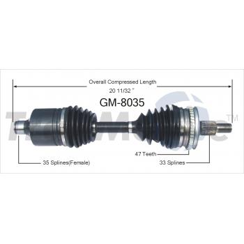 1988 Buick Regal CV Axle Shaft