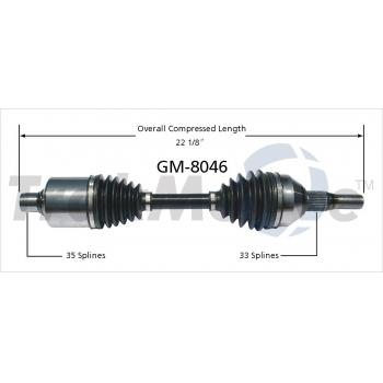 1999 Buick Century CV Axle Shaft