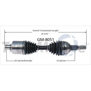 1994 Buick Century CV Axle Shaft