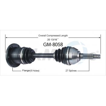 1984 Oldsmobile Toronado CV Axle Shaft