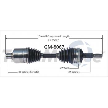 1988 Oldsmobile Delta 88 CV Axle Shaft