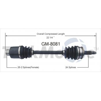 1992 Isuzu Impulse CV Axle Shaft