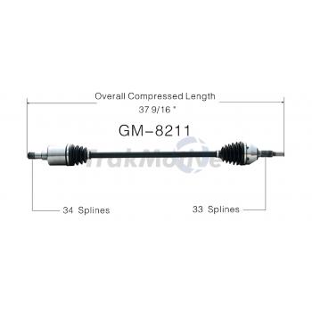2009 Chevrolet Cobalt CV Axle Shaft