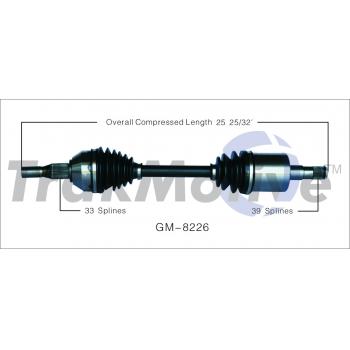 2008 Buick Allure CV Axle Shaft Front Right TrakMotive GM8226 image 1 of 3