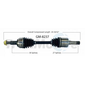 2008 Pontiac Torrent CV Axle Shaft Front Left TrakMotive GM8237 image 1 of 3