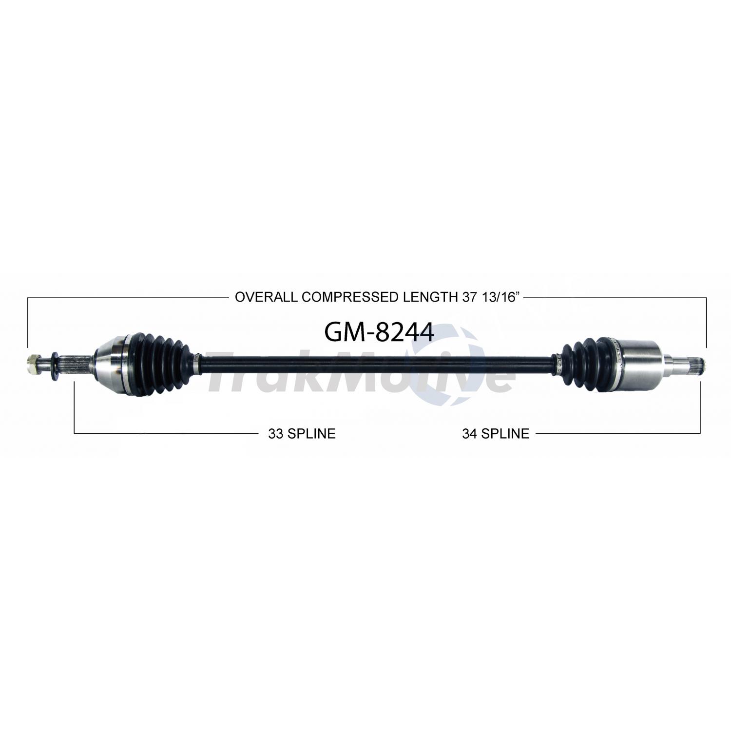 TrakMotive GM8244 CV Axle Shaft product image 1 of 3
