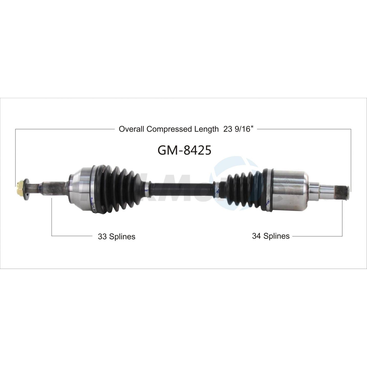 TrakMotive GM8245 - CV Axle Shaft TrakMotive GM8245 CV Axle Shaft product image 1 of 3