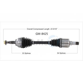 2011 Chevrolet HHR CV Axle Shaft Front Left TrakMotive GM8245 image 1 of 3