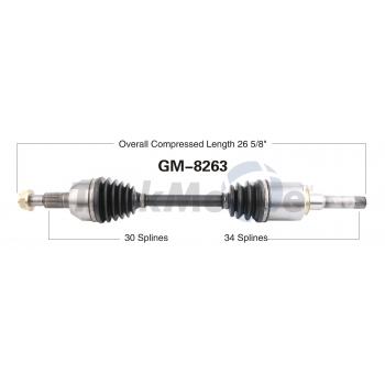 2012 GMC Terrain CV Axle Shaft