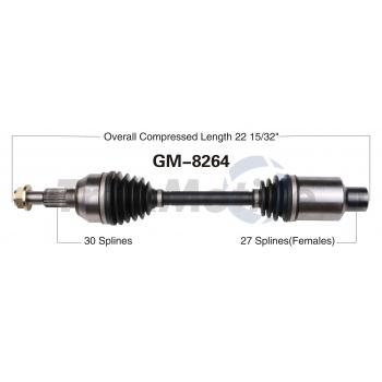 2012 GMC Terrain CV Axle Shaft Front Right TrakMotive GM8264 image 1 of 3