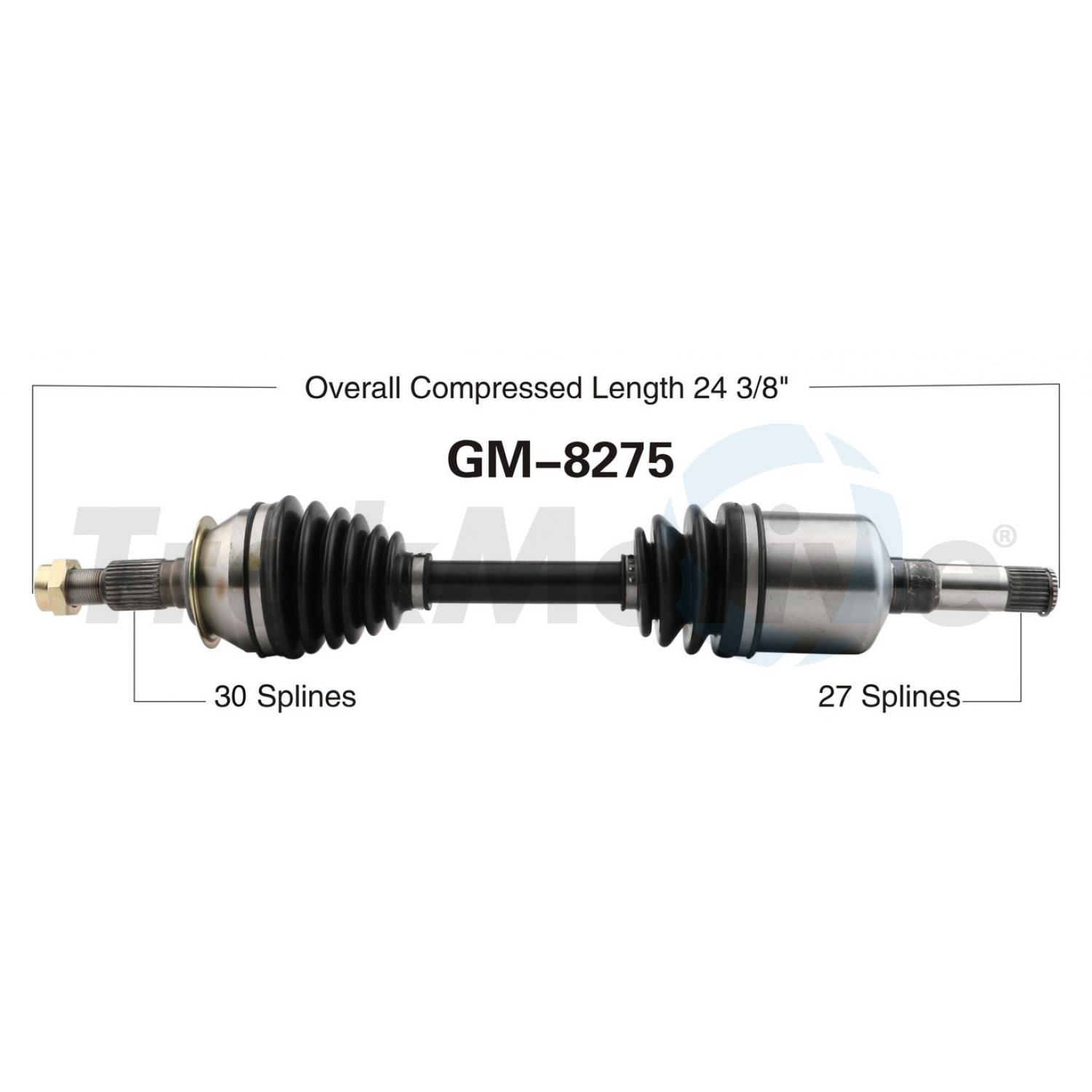 TrakMotive GM8275 - CV Axle Shaft TrakMotive GM8275 CV Axle Shaft product image 1 of 3