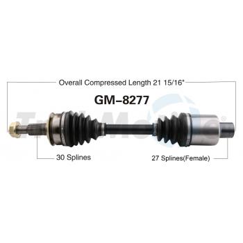 2012 GMC Terrain CV Axle Shaft Front Right TrakMotive GM8277 image 1 of 3
