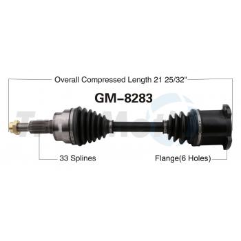 2008 GMC Savana 1500 CV Axle Shaft