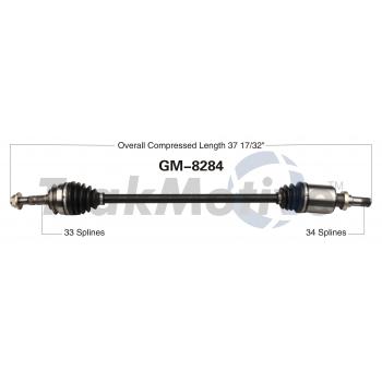 2015 Chevrolet Cruze CV Axle Shaft