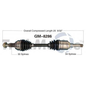 2010 Pontiac G6 CV Axle Shaft Front Left TrakMotive GM8286 image 1 of 3