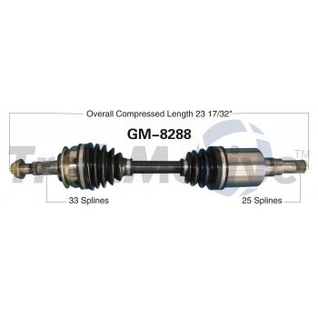 2015 Chevrolet Cruze CV Axle Shaft Front Left TrakMotive GM8288 image 1 of 3