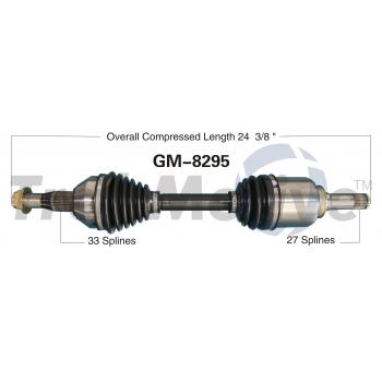 2013 Chevrolet Impala CV Axle Shaft Front Left TrakMotive GM8295 image 1 of 3