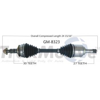 2013 Cadillac SRX CV Axle Shaft Front Left TrakMotive GM8323 image 1 of 3
