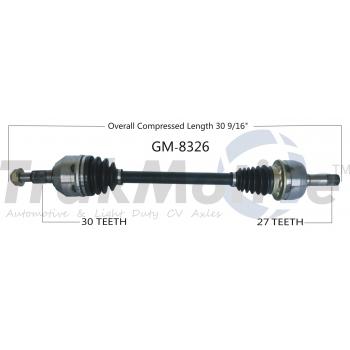 2007 Cadillac CTS CV Axle Shaft Rear Left TrakMotive GM8326 image 1 of 3