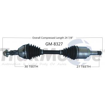 2011 Cadillac SRX CV Axle Shaft Front Left TrakMotive GM8327 image 1 of 3