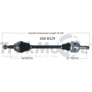 2007 Cadillac CTS CV Axle Shaft Rear Left TrakMotive GM8329 image 1 of 3