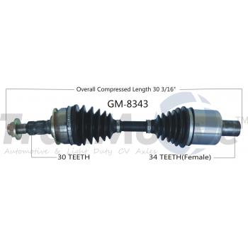 2013 Chevrolet Volt CV Axle Shaft