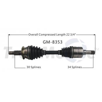 2013 Cadillac ATS CV Axle Shaft