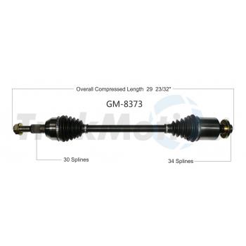 2008 Pontiac Torrent CV Axle Shaft Front Right TrakMotive GM8373 image 1 of 3
