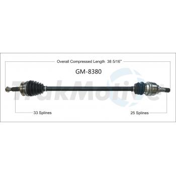 2019 Chevrolet Cruze CV Axle Shaft
