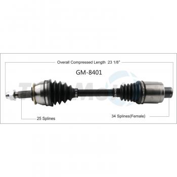 2020 Chevrolet Trax CV Axle Shaft