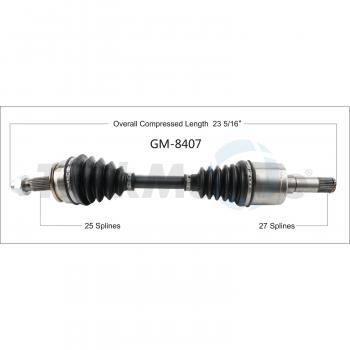 2013 Chevrolet Trax CV Axle Shaft Front Right TrakMotive GM8407 image 1 of 3