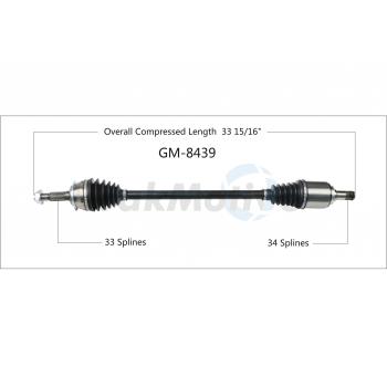 2016 Chevrolet Volt CV Axle Shaft