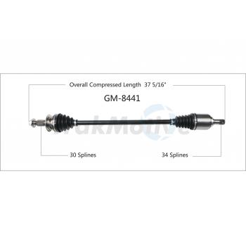 2020 Chevrolet Equinox CV Axle Shaft Front Right TrakMotive GM8441 image 1 of 3