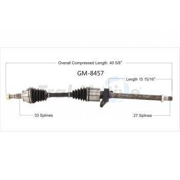 2019 Buick Enclave CV Axle Shaft