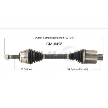 2020 Chevrolet Trax CV Axle Shaft Front Right TrakMotive GM8458 image 1 of 3