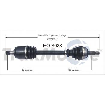 1987 Honda Wagovan CV Axle Shaft Front Right TrakMotive HO8028 image 1 of 3