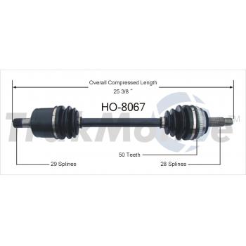1988 Sterling 825 CV Axle Shaft