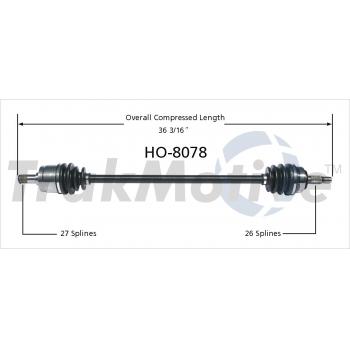 1987 Honda Prelude CV Axle Shaft