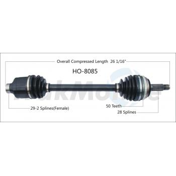 2004 Honda Odyssey CV Axle Shaft Front Right TrakMotive HO8085 image 1 of 3