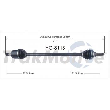 1983 Honda Civic CV Axle Shaft Front Left TrakMotive HO8118 image 1 of 3