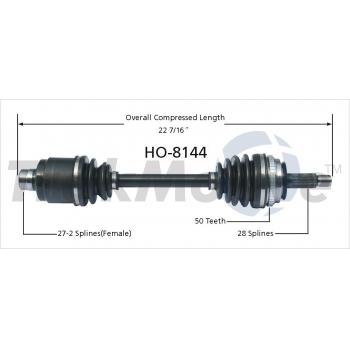 1999 Isuzu Oasis CV Axle Shaft