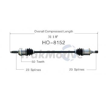 1997 Honda CR-V CV Axle Shaft Rear Left TrakMotive HO8152 image 1 of 3