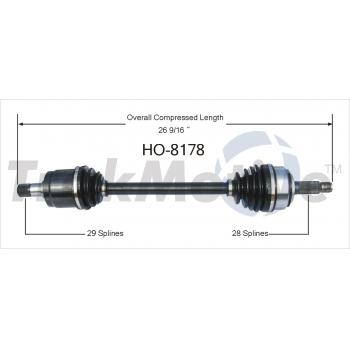 2005 Acura TL CV Axle Shaft