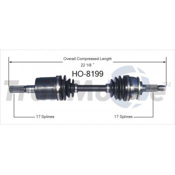 2004 Isuzu Rodeo CV Axle Shaft