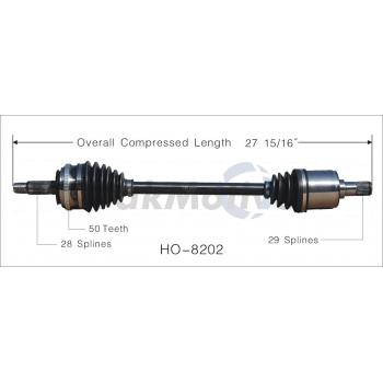 2001 Acura MDX CV Axle Shaft