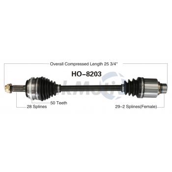 2002 Acura MDX CV Axle Shaft Front Right TrakMotive HO8203 image 1 of 3