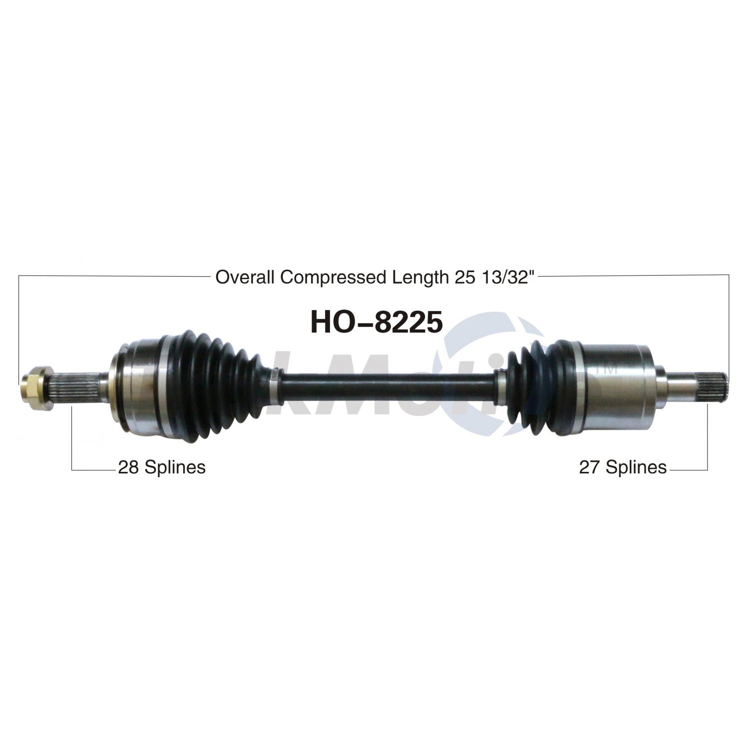 TrakMotive HO8225 - CV Axle Shaft TrakMotive HO8225 CV Axle Shaft product image 1 of 3
