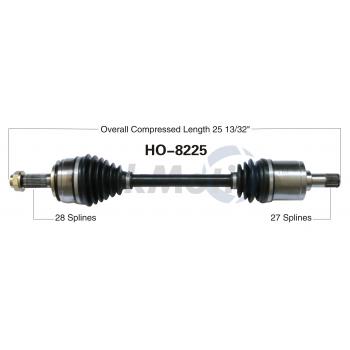 2010 Acura CSX CV Axle Shaft Front Left TrakMotive HO8225 image 1 of 3