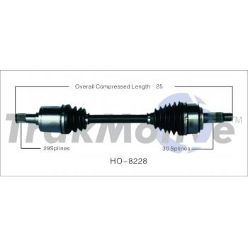 2011 Acura RDX CV Axle Shaft Front Left TrakMotive HO8228 image 1 of 3
